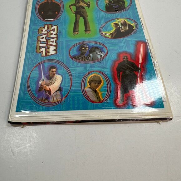 Star Wars Episode 1 TPM Hallmark Stickers 4 Sheets Darth Maul Qui-Gon Jar Jar - Picture 8 of 8